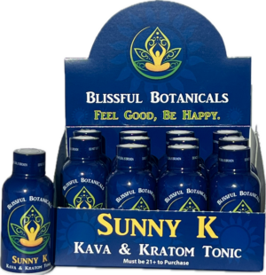 Sunny K  Kava & Kratom Tonic 2oz shot (Case of 12)